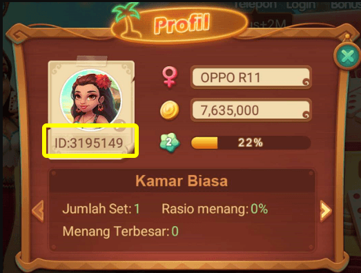 Contoh Higgs Domino Island