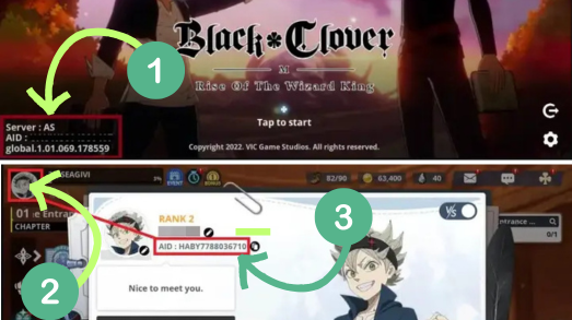 Contoh Top Up Black Clover M