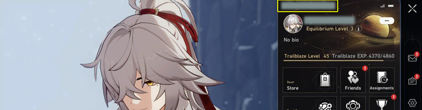 Contoh Top Up Honkai Star Rail